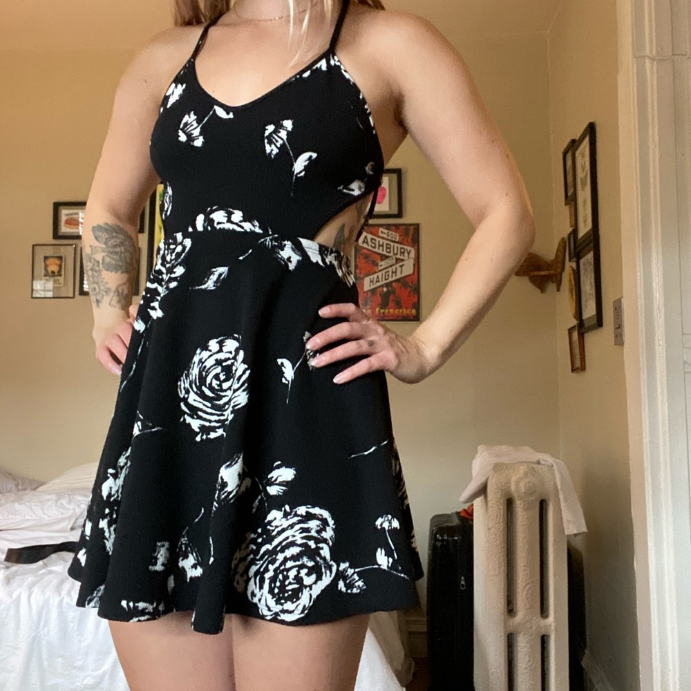 Tobi backless babydoll dress